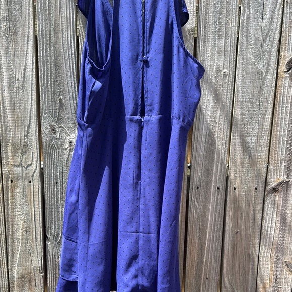 Able Blue Asymmetrical Ruffled Halter Sundress - Picture 5 of 6